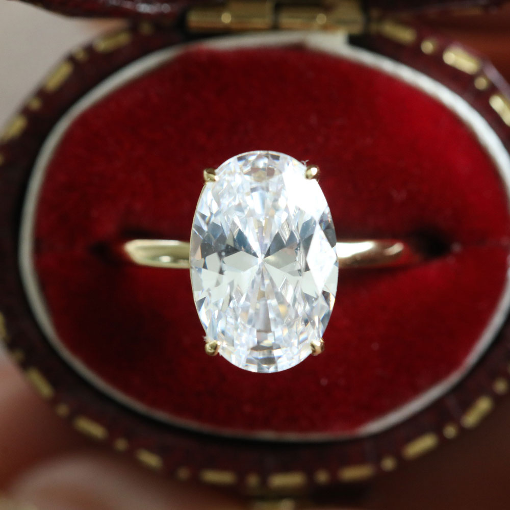 Oval Cut Bridal Set