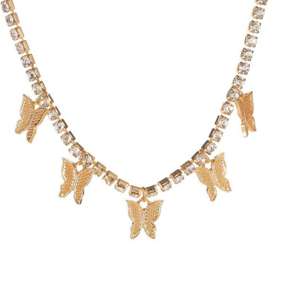Stunning Butterfly Design Chic Necklace
