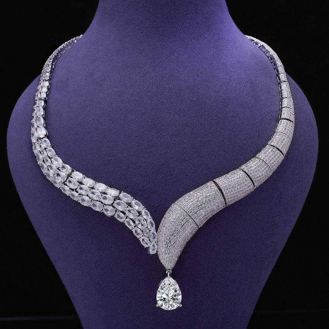 4 Pcs Jewelry Set Bridal Accessories