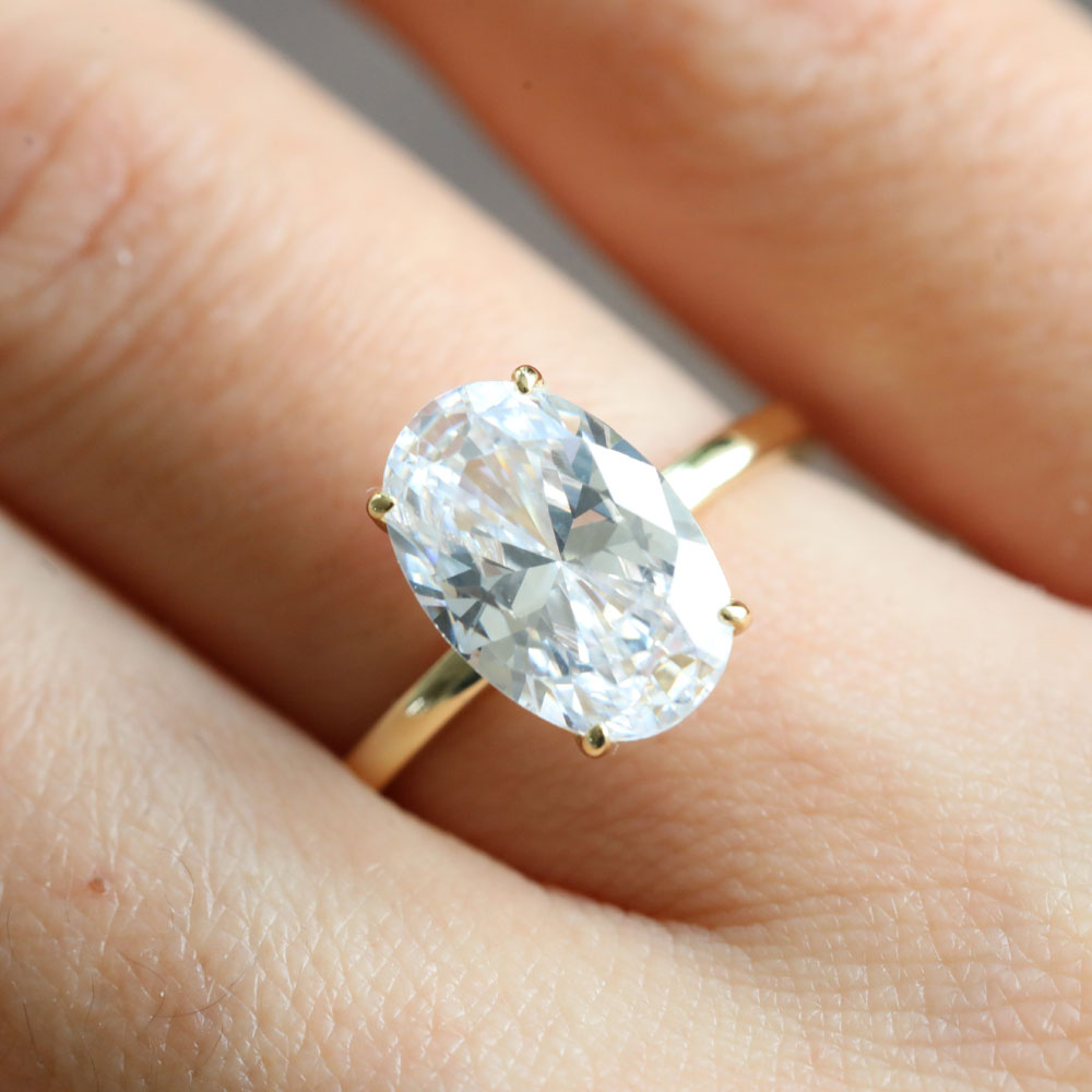 Oval Cut Bridal Set