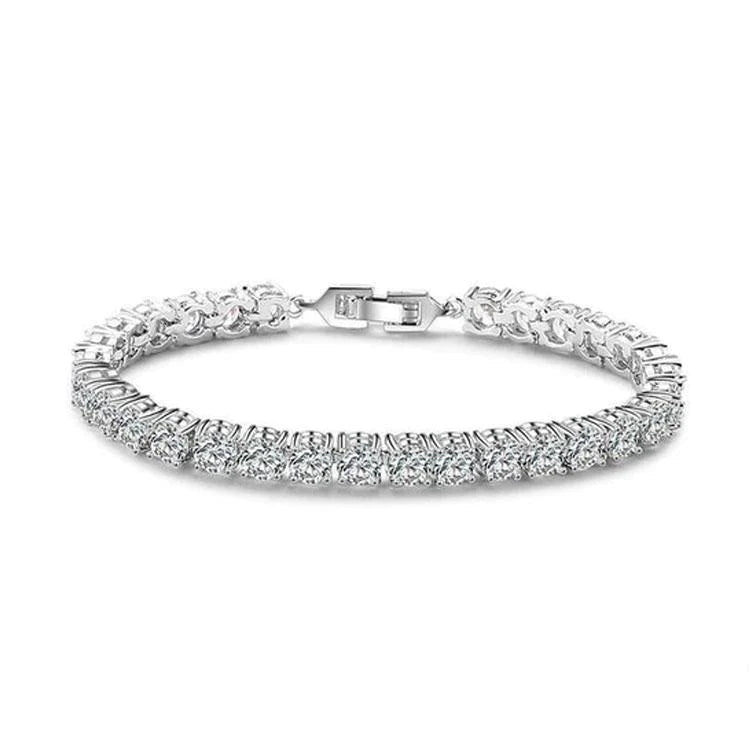 1 pcs Classic Foldover Clasp Tennis Bracelet Juluro