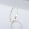 Dazzling Golden-Tone Multi-Color Eternity Band Stackable Ring