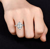 9.5ct Classic 4 Prong Oval Cut Engagement Ring