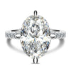 9.5ct Classic 4 Prong Oval Cut Engagement Ring