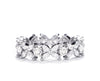 Sweet Four Leaf Clover Design Wedding Band