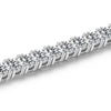 Shinning Classic 4mm Tennis Bracelet In Sterling Silver