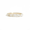 Elegant Half Eternity Sterling Silver Wedding Band