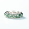 Simple Natural Green Moss Aget Band