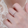 Simple Crown Design Sterling Silver Wedding Band