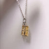 Stunning 4.5ct Yellow Pendant Necklace