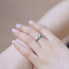 Natural Green Moss Agate Sterling Silver Ring