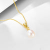 Classic Pearl Sterling Silver Necklace
