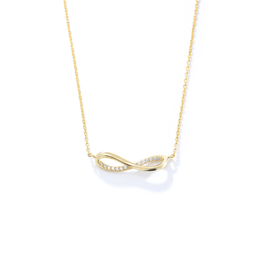Infinity Symbol Pendant Necklace in Sterling Silver