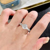 2.0ct Round Cut in Sterling Silver Engagement Ring
