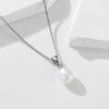 Classic Pearl Sterling Silver Necklace
