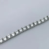 Exquisite Round Cut 925 Sterling Silver Tennis Bracelet