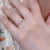 Simple Crown Design Sterling Silver Wedding Band