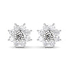 Flower Design Stud Earrings