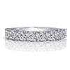 Oval Cut Bridal Set with Half-Eternity Band