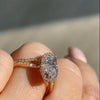 2.5ct Marquise Cut Split Shank Engagement Ring