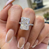 Gorgeous 1.5CT Radiant Cut Double Prong Engagement Ring