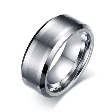 Classic Tungsten Silver Men's Band