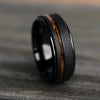 Tungsten and Koa Men's Ring Band