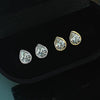 Luxury Oval Cut Sterling Silver Stud Earrings