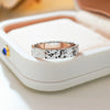 Sparkling 18K Gold Plated Wedding Band