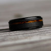 Tungsten and Koa Men's Ring Band