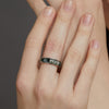Simple Natural Green Moss Aget Band