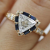 2ctw Trillion Cut Sapphire Engagement Ring