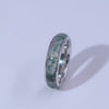 Simple Natural Green Moss Aget Band