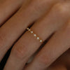 Simple Design Stackable Wedding Band in Sterling Silver for Women