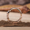 Dainty Rose Gold Tone Wedding Band In Sterling Silver