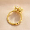 Unique Double Stones Design Marquise & Pear Cut Sterling Silver Engagement Ring