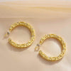 Fashion Cushion & Round Cut Hoop Earrings In Sterling Silver