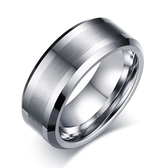 Classic Tungsten Silver Men's Band