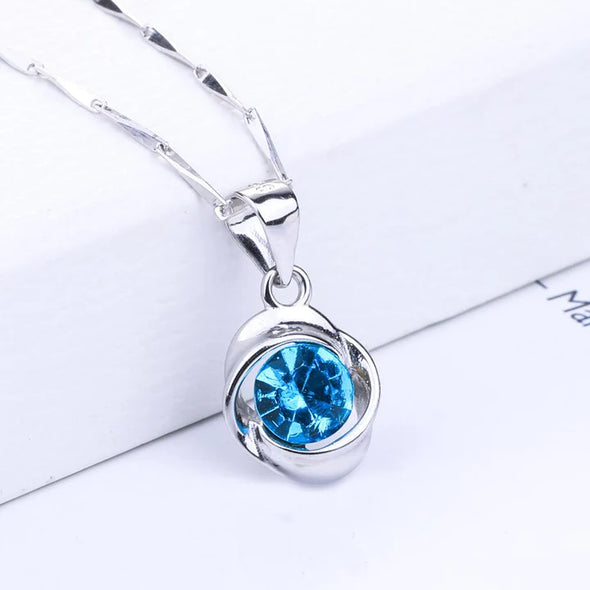 Heart of Sea Sterling Silver Pendant Necklace