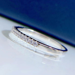 Special Price Simple 925 Sterling Silver Stackable Wedding Band