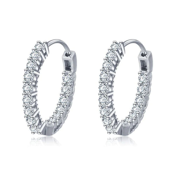 Classic Sterling Silver Hoop Earrings