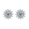 Sunflower Design Stud Earrings