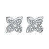 Four Leaves Clover Stud Earrings