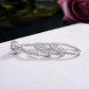 Elegant Round Cut 3PC Sterling Silver Bridal Ring Set