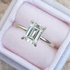 Exclusive 3PC Emerald Cut Wedding Set In Sterling Silver