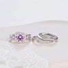 3Pcs Round Cut Twisted Halo Bridal Sets In Sterling Silver