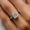 Stunning Golden Tone Cushion Cut Wedding Bridal Set In Sterling Silver